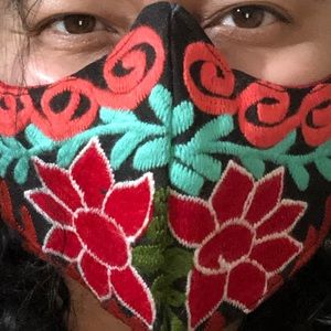 Embroidered masks